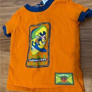 Disney Orange Tiki Surf Kids Tee
